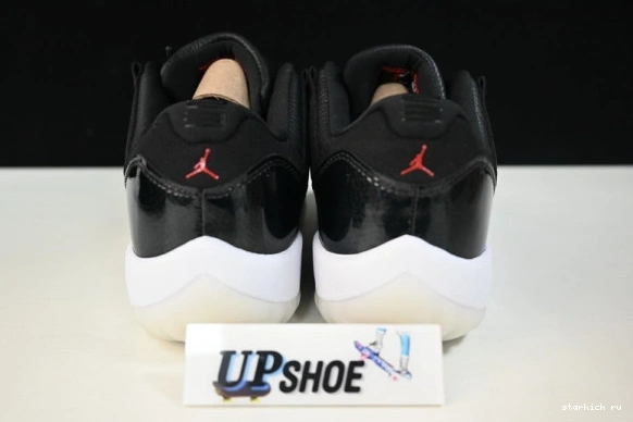AIR AV2187 AV2187-001 001 BLACK-WHITE LOW 11 RETRO JORDAN 0820